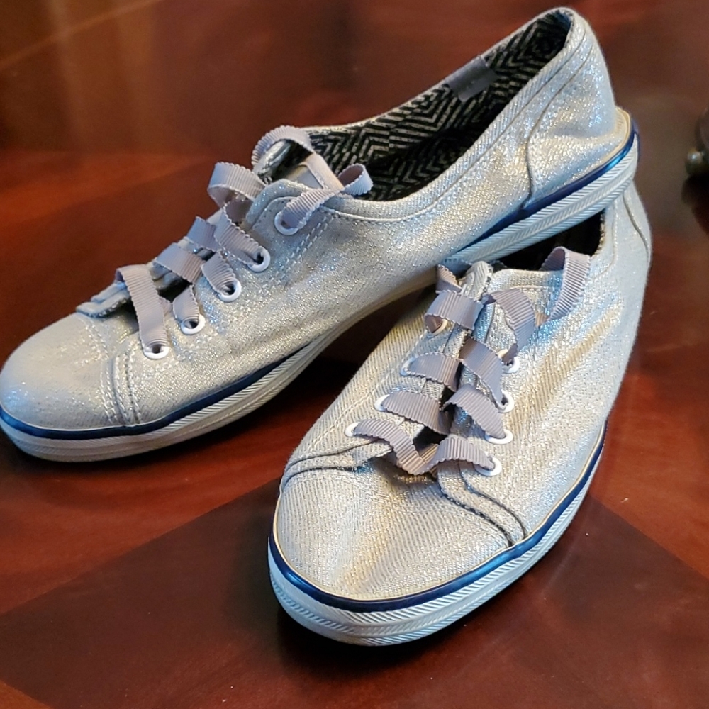 Silver Sparkle Keds